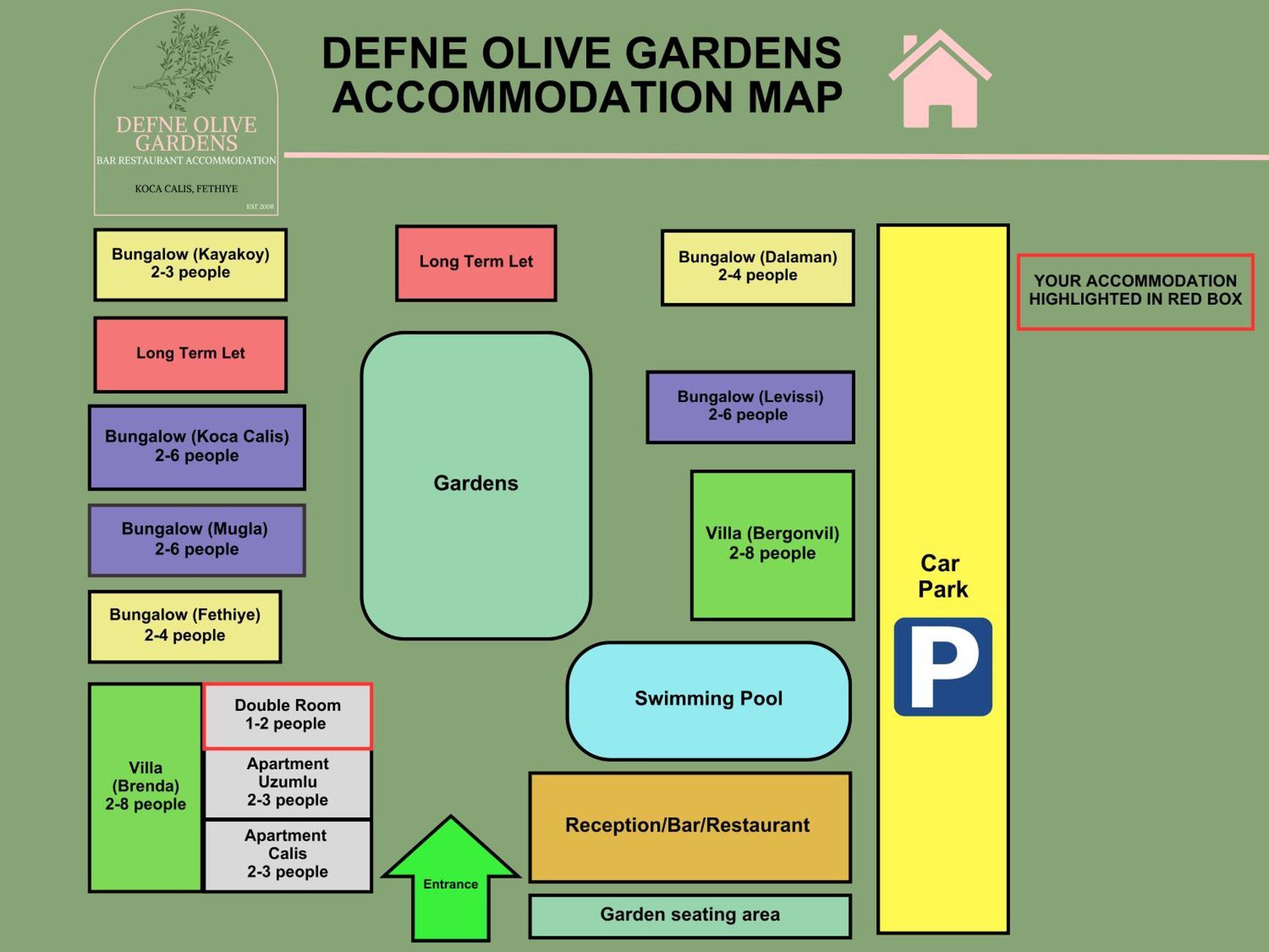 Defne Olive Gardens, Koca Calis, Fethiye - Previously Defne Pansiyon Стая снимка